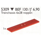 LEGO® Service Packs Wagon Plate Red 6 x 28 5309 (1/1)