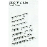 LEGO® Service Packs Small Plates Assorted, White 5320 (1/1)