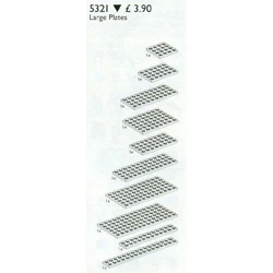 Large White Plates Assorted 5321