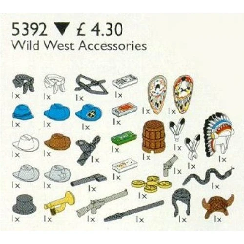 LEGO® Service Packs Western Accessories 5392 (1/1) LEGO® Service Packs Western Accessories 5392 (1/1)