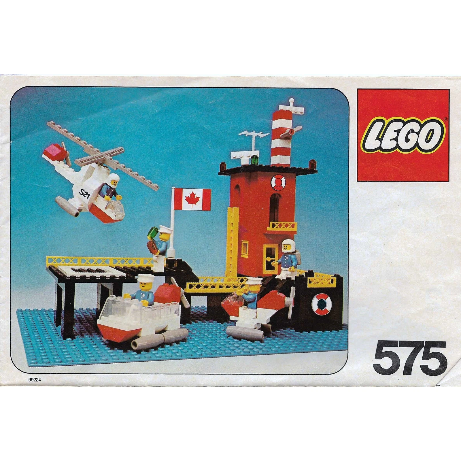 LEGO® Town Coast Guard Station (Canadian version) 575 (1/1) LEGO® Town Coast Guard Station (Canadian version) 575 (1/1)