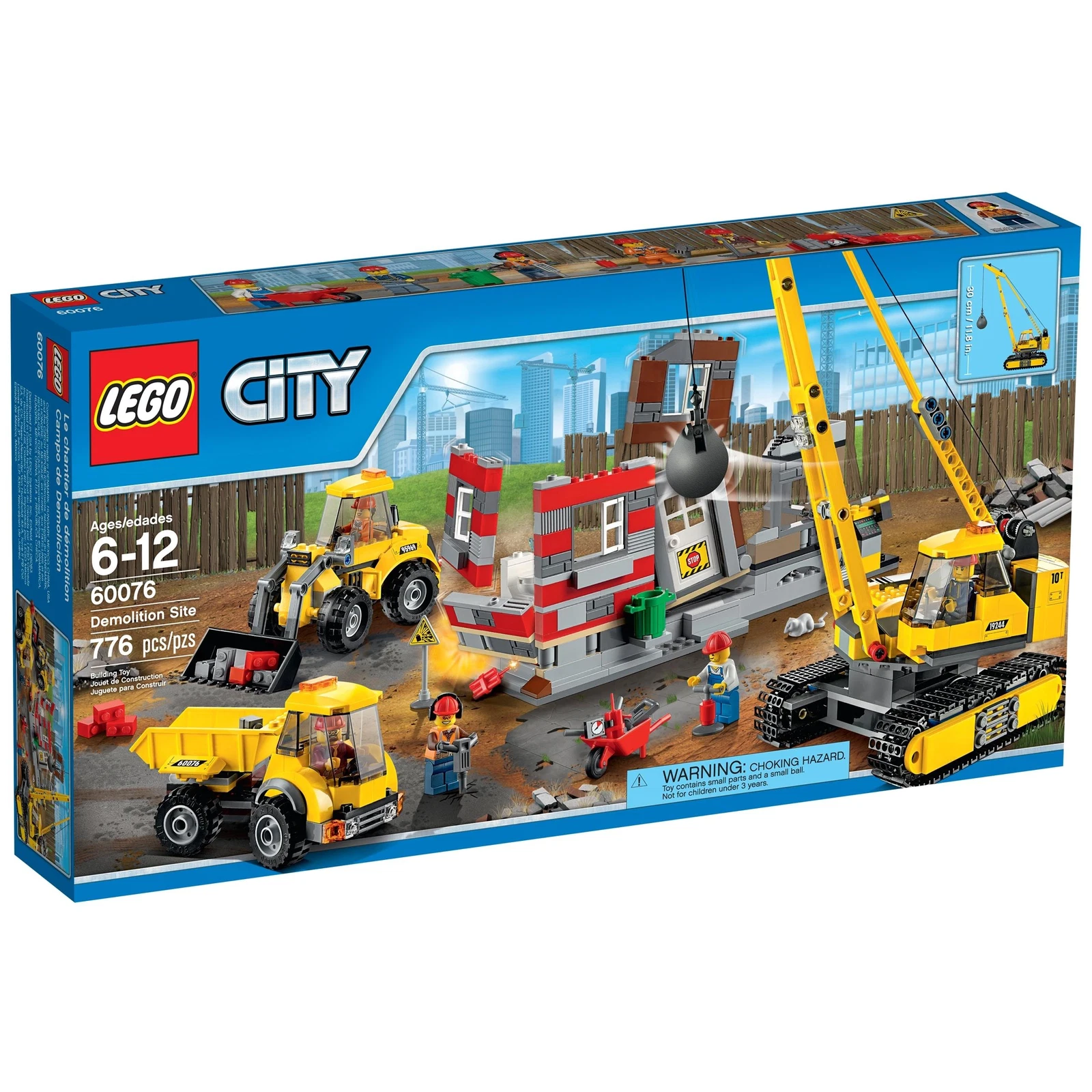 LEGO® City Le chantier de démolition 60076 (1/5) LEGO® City Le chantier de démolition 60076 (1/5)