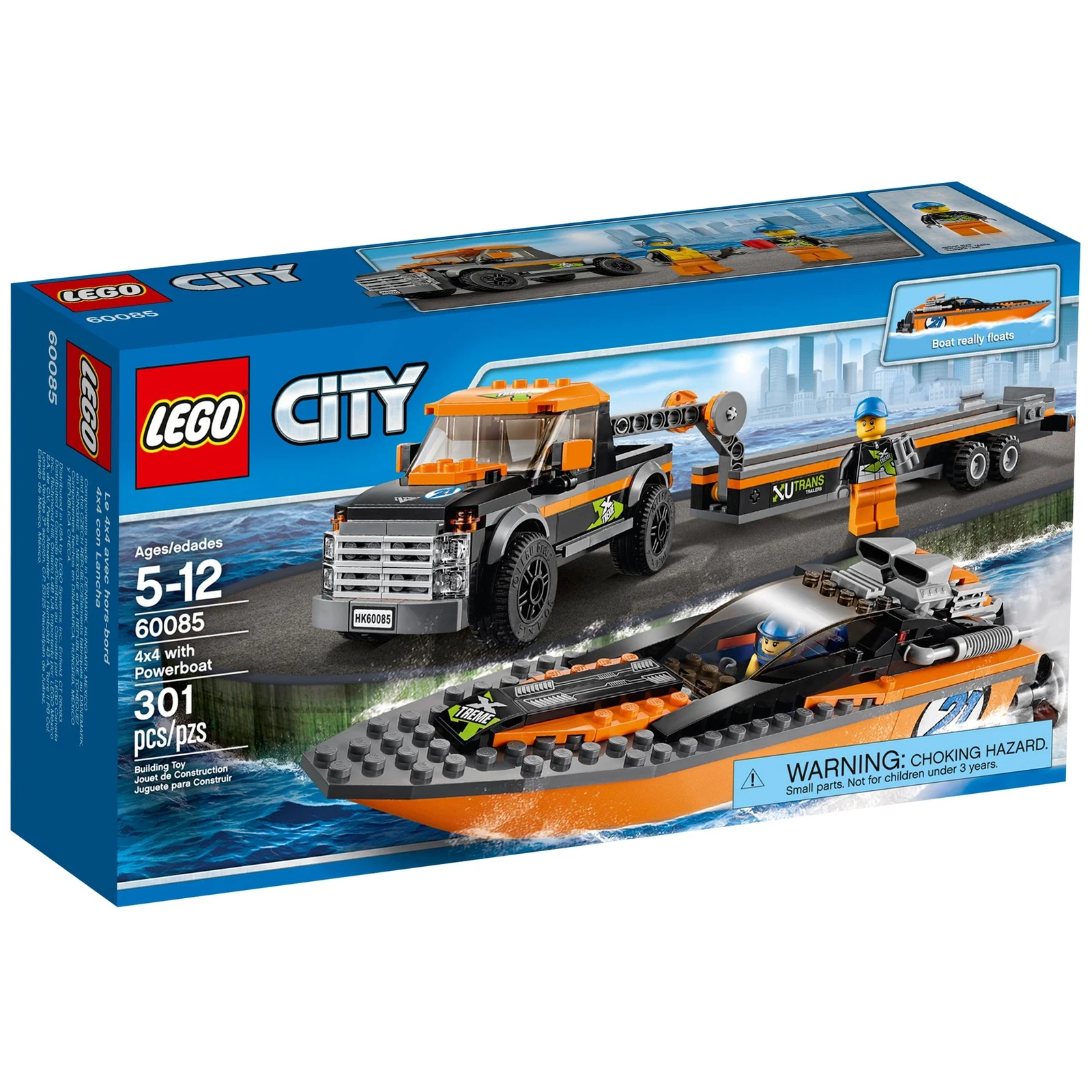 LEGO® City Allradfahrzeug mit Powerboot 60085 (1/9) LEGO® City Allradfahrzeug mit Powerboot 60085 (1/9)