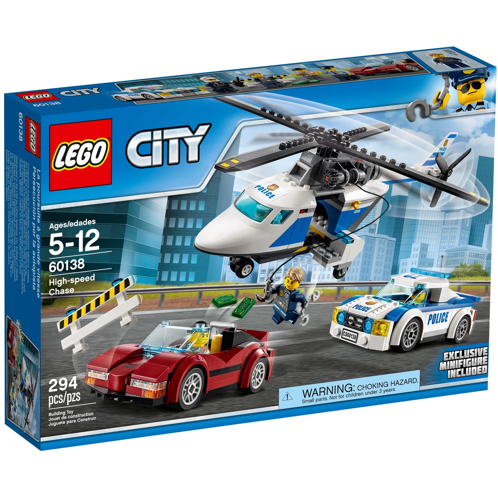 LEGO® City La course-poursuite en hélicoptère 60138 (1/9) LEGO® City La course-poursuite en hélicoptère 60138 (1/9)