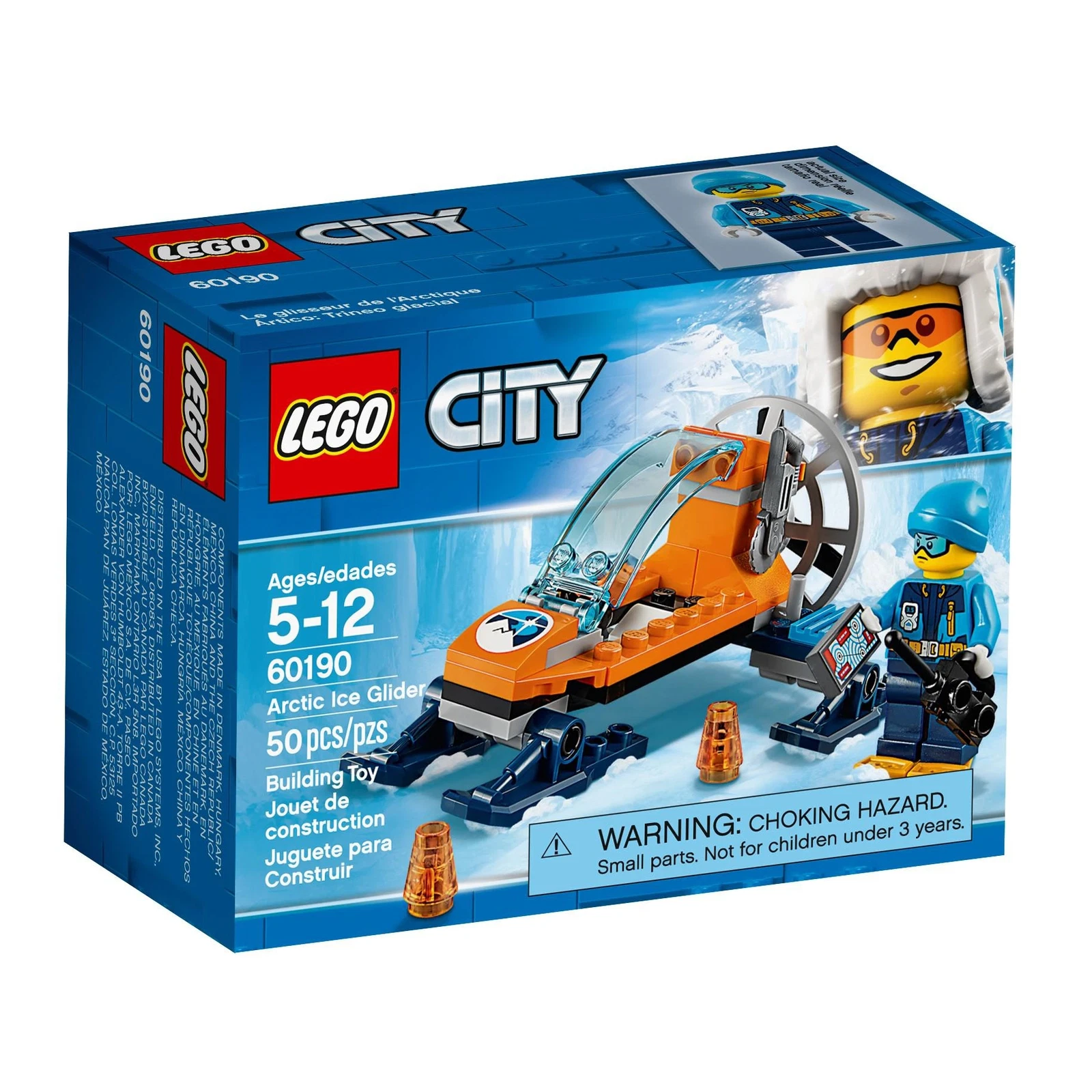 LEGO® City L'aéroglisseur arctique 60190 (1/9) LEGO® City L'aéroglisseur arctique 60190 (1/9)