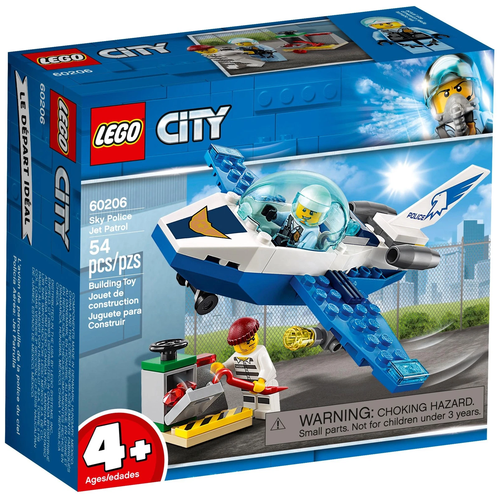 LEGO® City Polizei Flugzeugpatrouille 60206 (1/8) LEGO® City Polizei Flugzeugpatrouille 60206 (1/8)