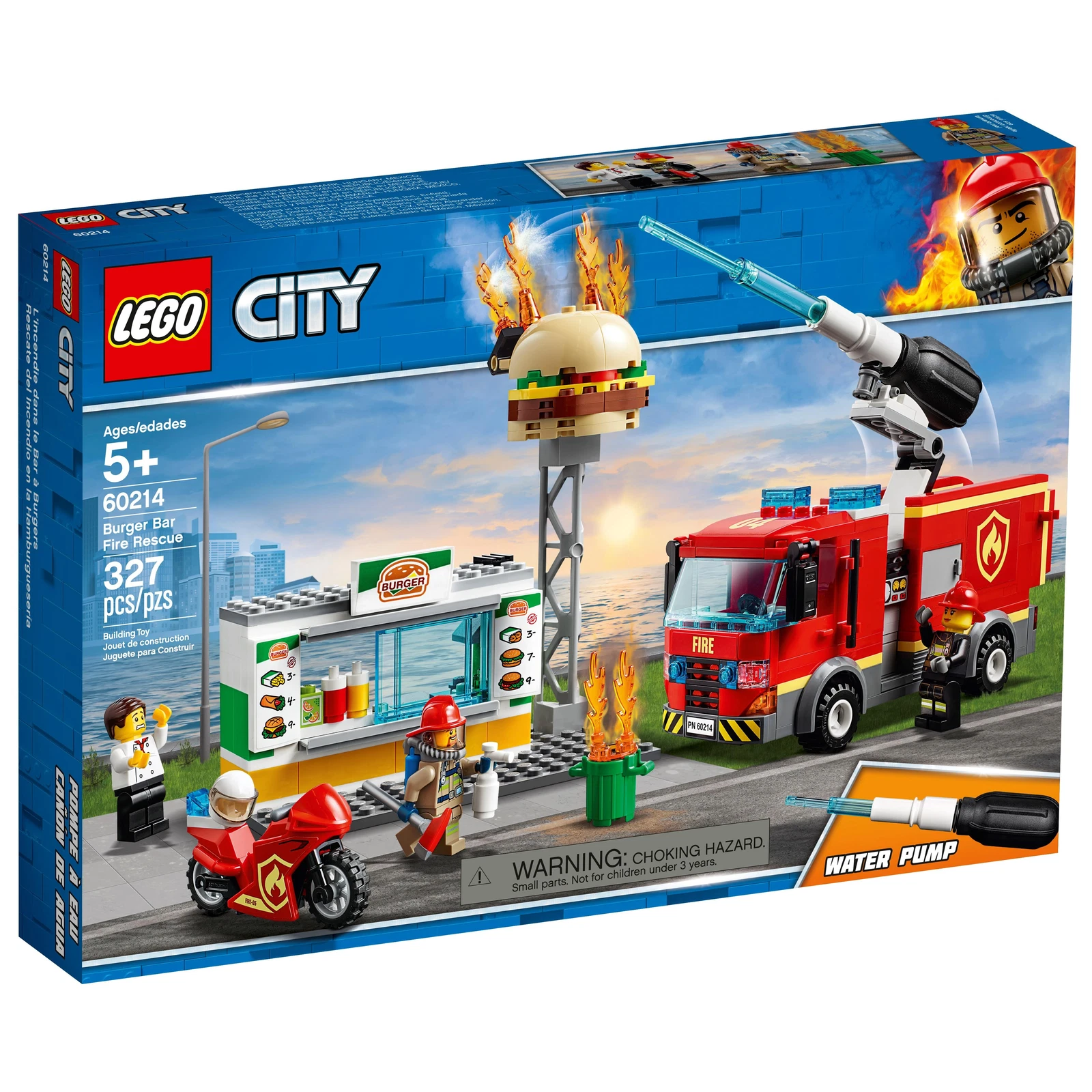 LEGO® City Burger Bar Fire Rescue 60214 (1/10) LEGO® City Burger Bar Fire Rescue 60214 (1/10)