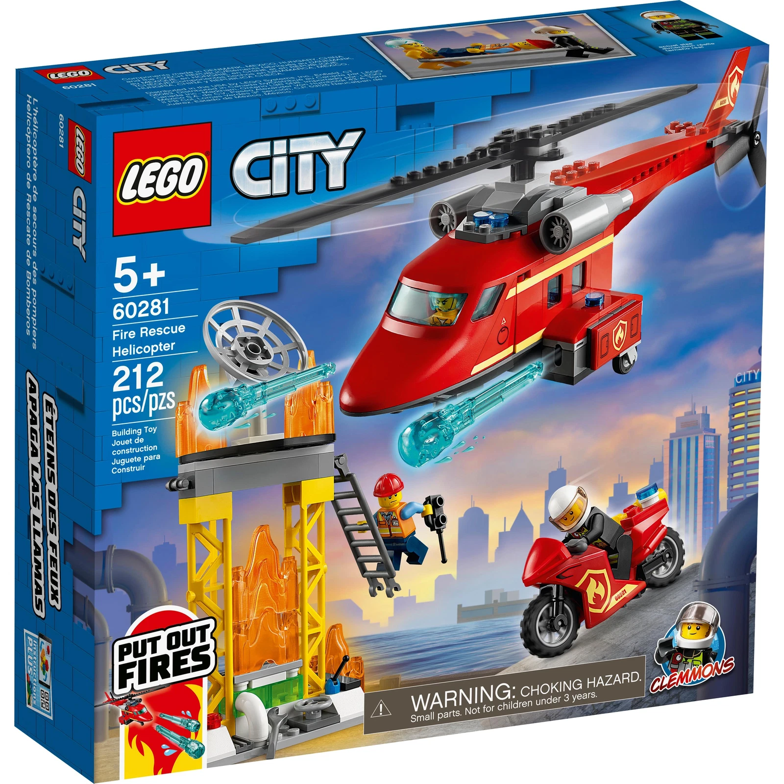 LEGO® City L'hélicoptère de secours des pompiers 60281 (1/12) LEGO® City L'hélicoptère de secours des pompiers 60281 (1/12)