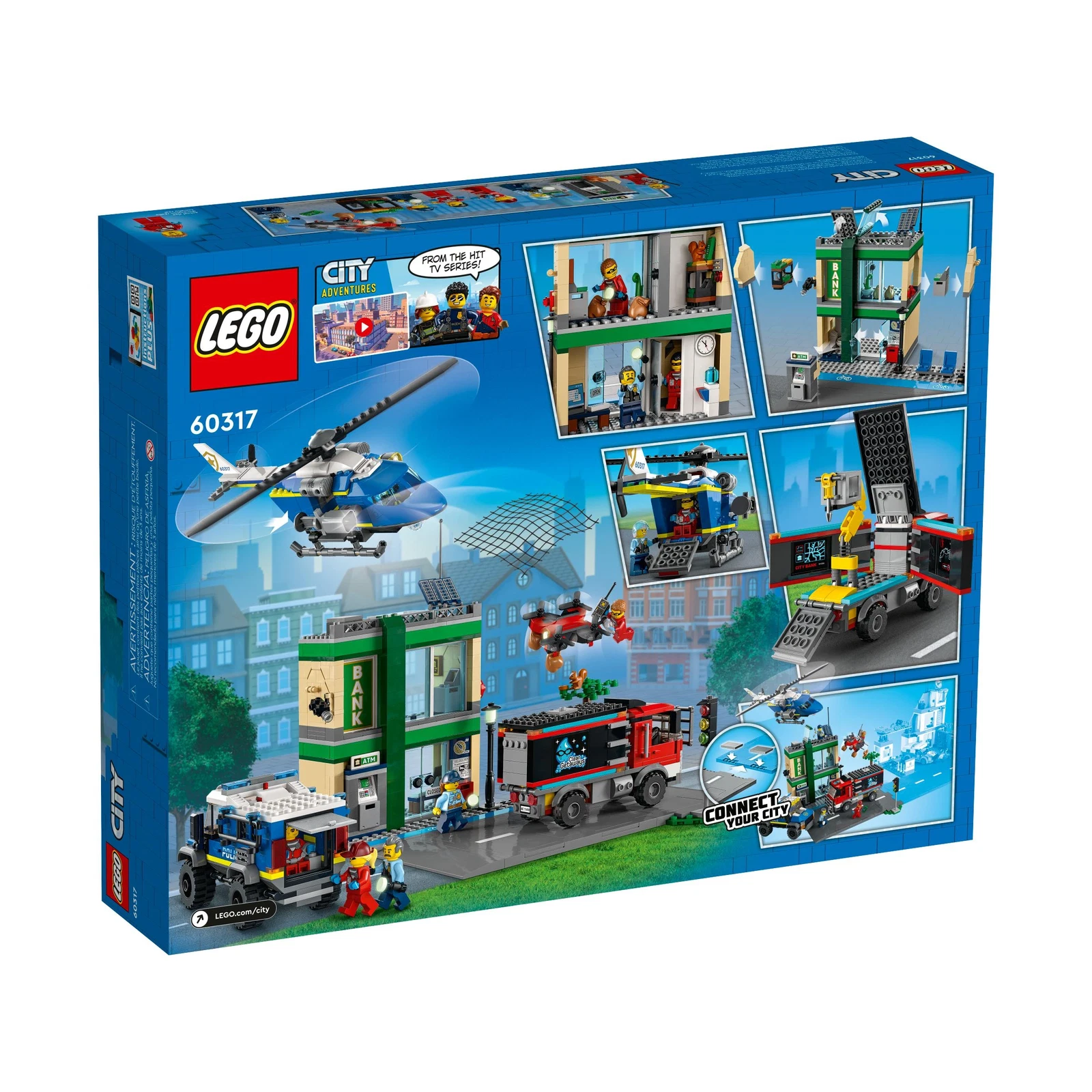 Helicopter Lego City Sets LEGO® Police Chase At The Bank 60317