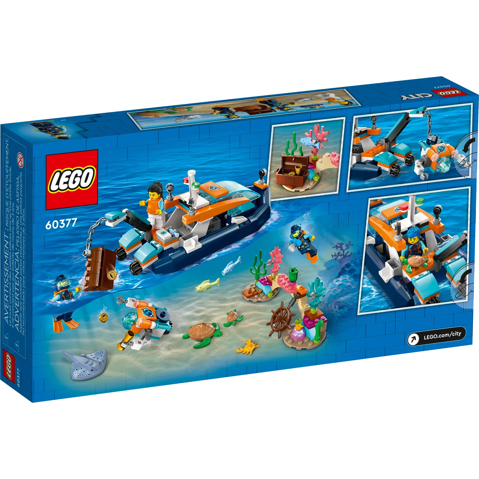 LEGO® 60377 Explorer Diving Boat – market value $31.31