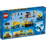 LEGO® City Construction Trucks and Wrecking Ball Crane 60391 (6/8)