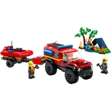 LEGO® City 4x4 Fire Truck with Rescue Boat 60412 (2/9)