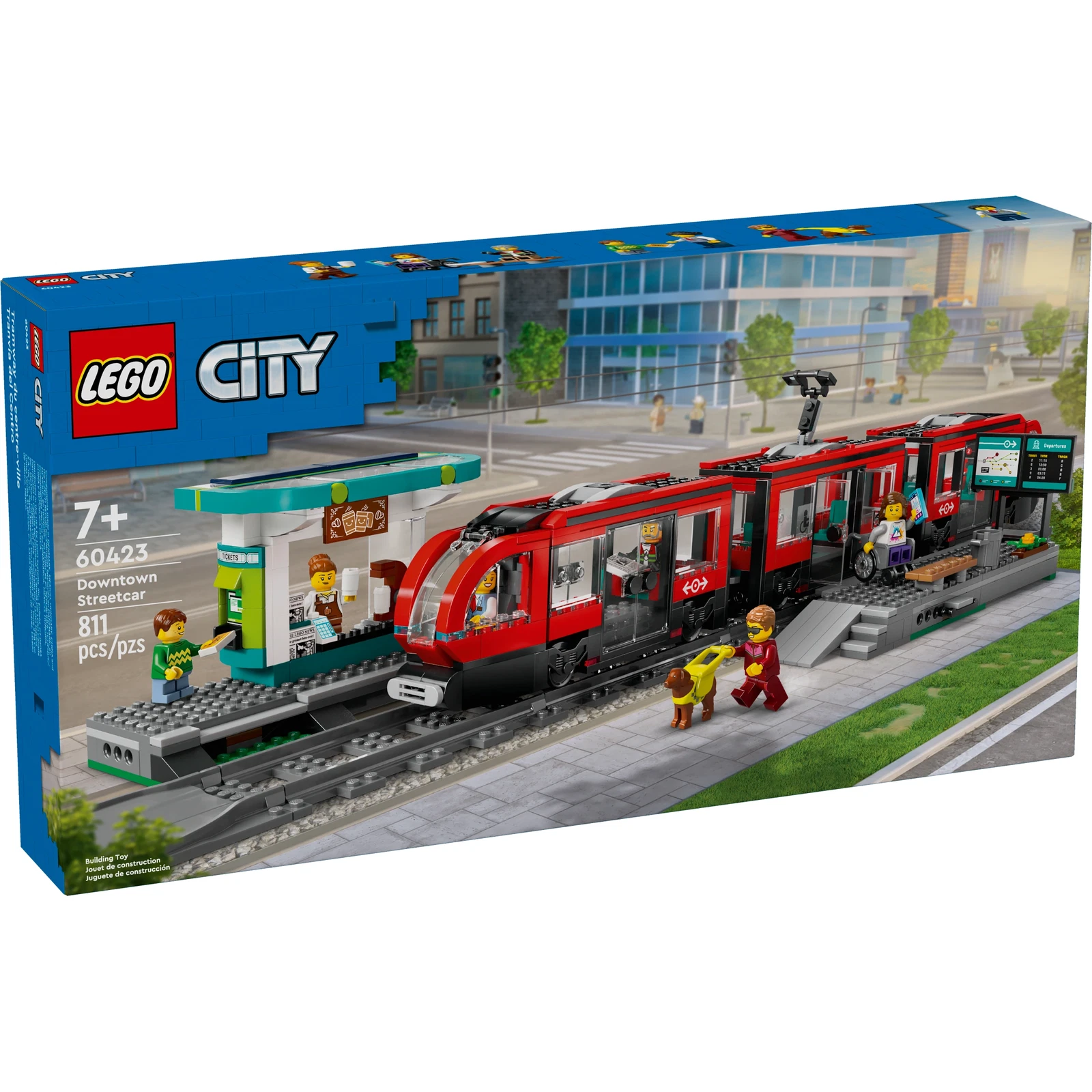 LEGO® City Downtown Streetcar and Station 60423 (1/3) LEGO® City Downtown Streetcar and Station 60423 (1/3)