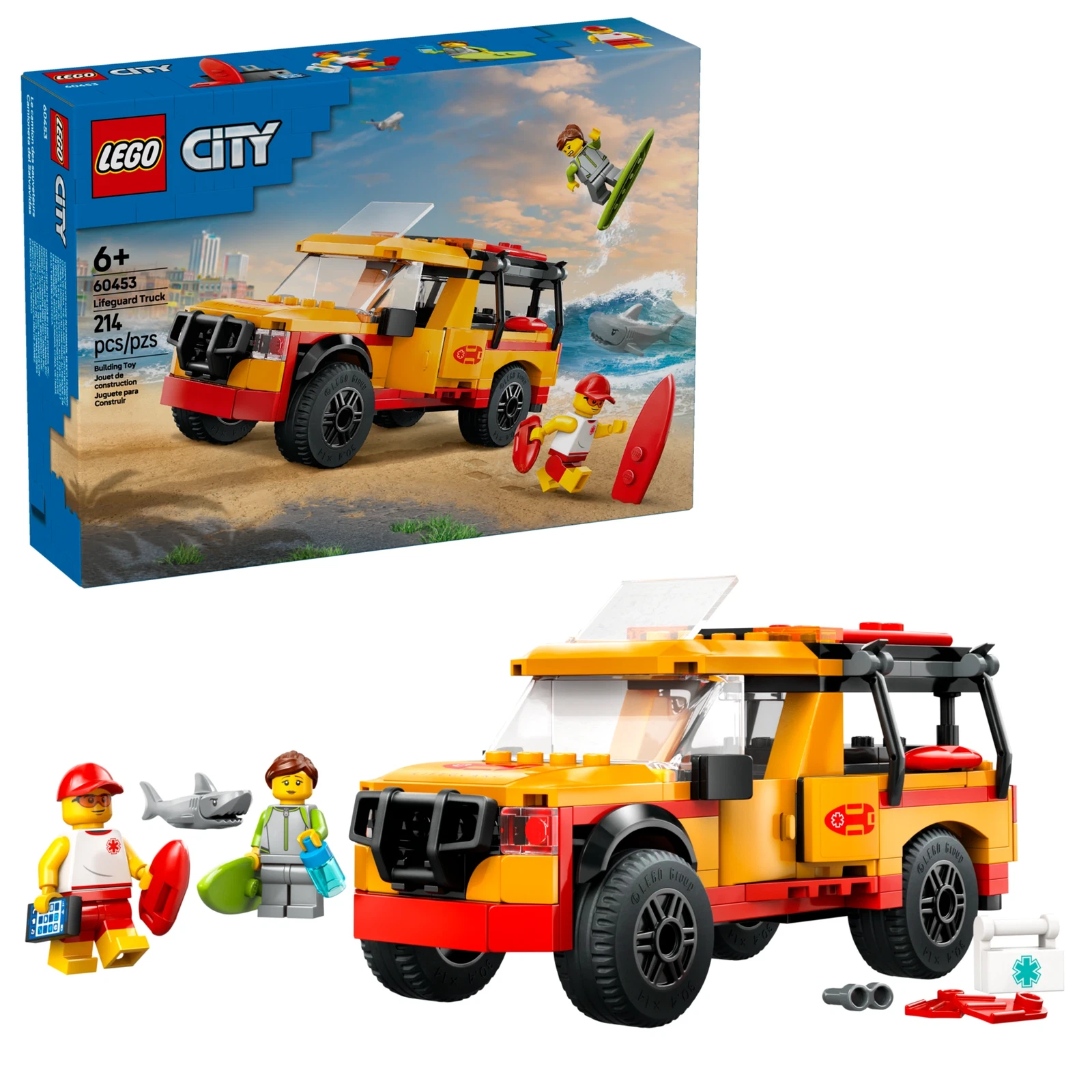 LEGO® City Le véhicule de secours de la plage 60453 (1/10) LEGO® City Le véhicule de secours de la plage 60453 (1/10)