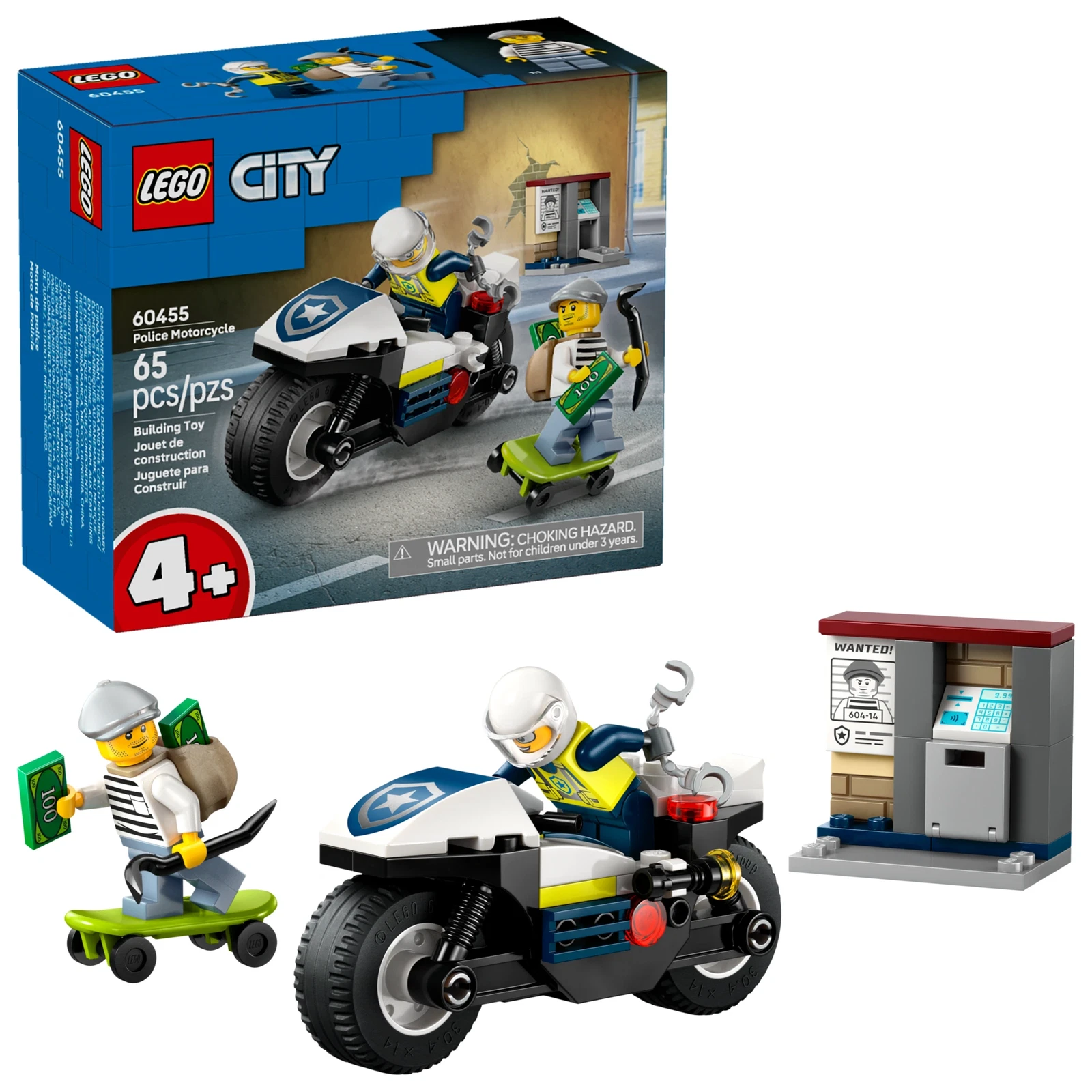 LEGO® City Achtervolging op politiemotor 60455 (1/9) LEGO® City Achtervolging op politiemotor 60455 (1/9)