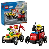 LEGO® City Pack de bolides de course: camion de pizza contre camion de pompiers 60458 (1/9)