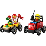 LEGO® City Pack de bolides de course: camion de pizza contre camion de pompiers 60458 (2/9)