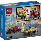 LEGO® City Pack de bolides de course: camion de pizza contre camion de pompiers 60458 (9/9)