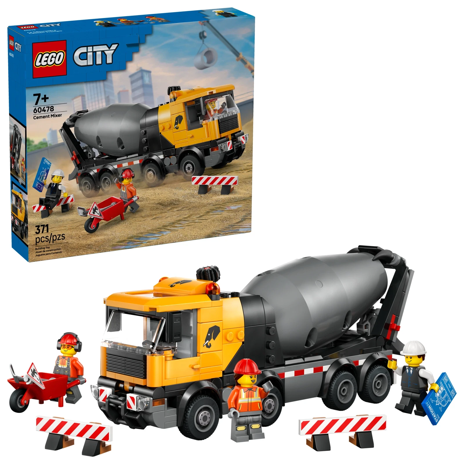 LEGO® City Cement Mixer 60478 (1/11) LEGO® City Cement Mixer 60478 (1/11)