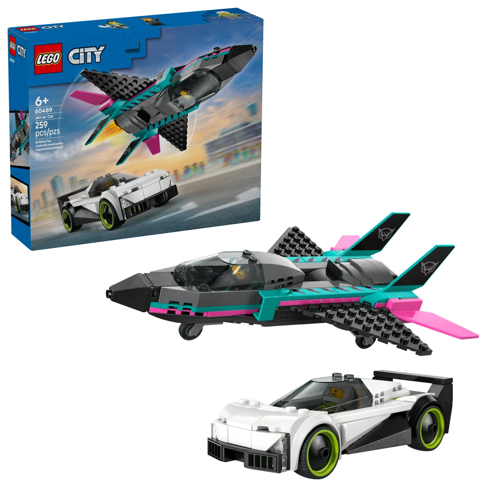 LEGO® City Düsenflieger vs. Rennauto 60489 (1/12) LEGO® City Düsenflieger vs. Rennauto 60489 (1/12)