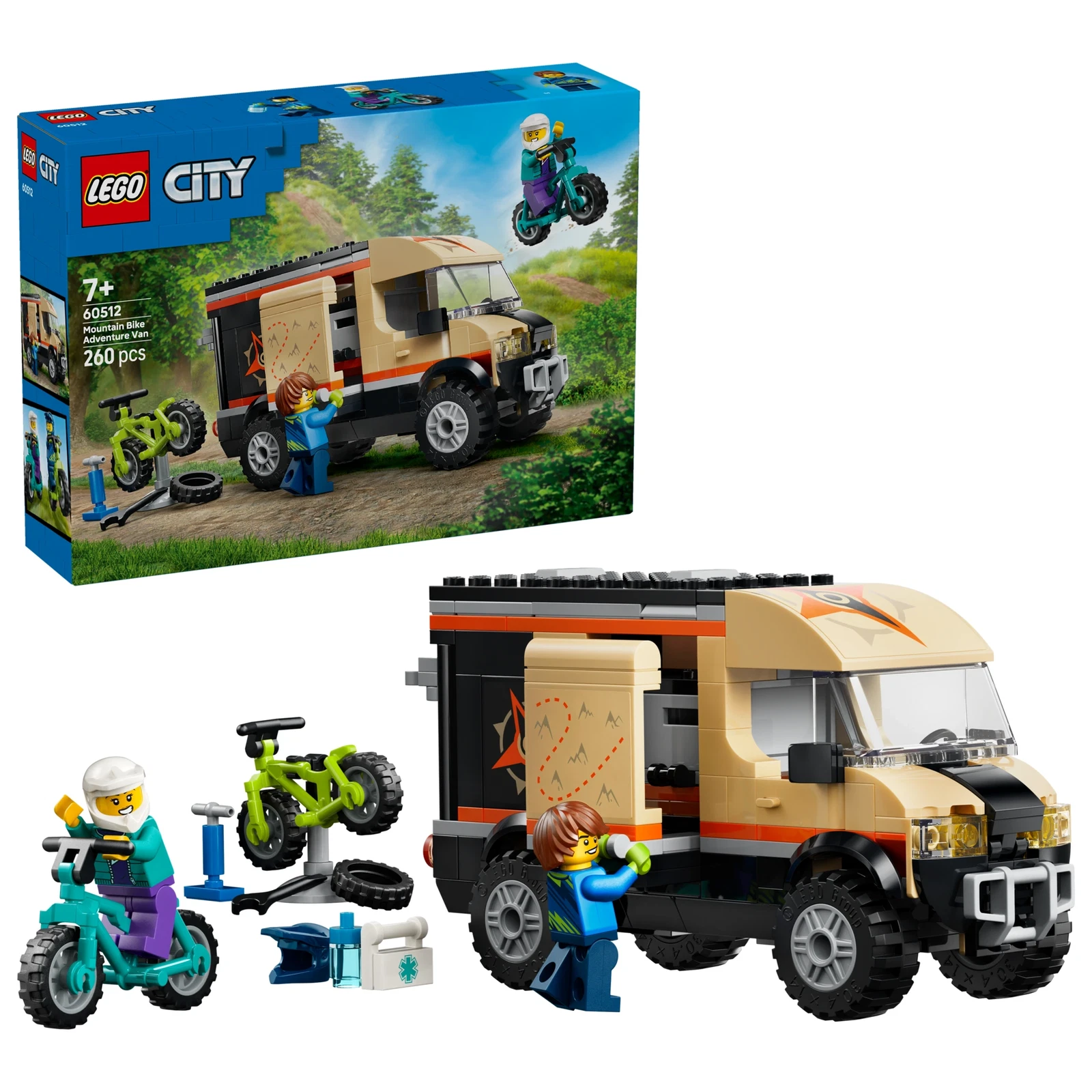 LEGO® City Mountain Bike Adventure Van 60512 (1/13) LEGO® City Mountain Bike Adventure Van 60512 (1/13)