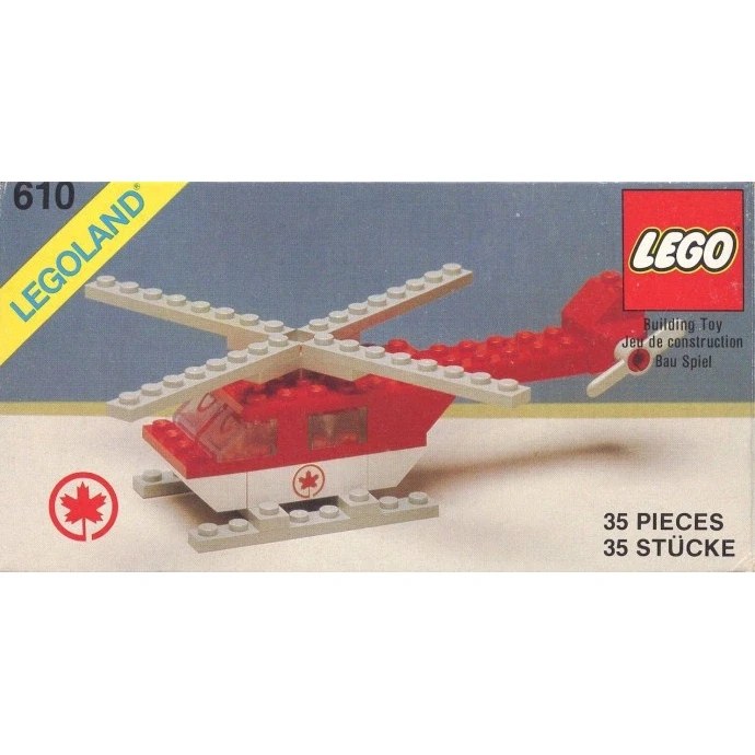 LEGO® Town Rescue Helicopter 610 (1/1) LEGO® Town Rescue Helicopter 610 (1/1)