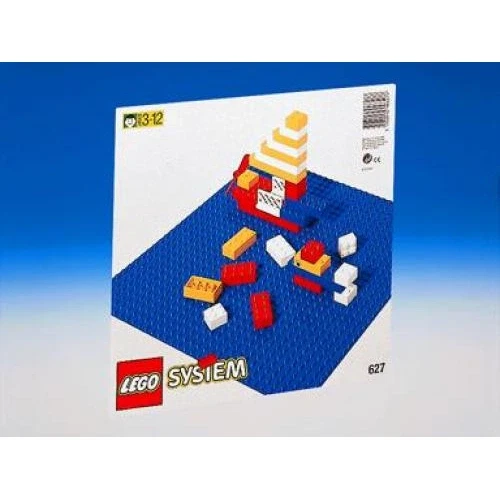 LEGO® Basic Building Plate, Blue 627 (1/1) LEGO® Basic Building Plate, Blue 627 (1/1)