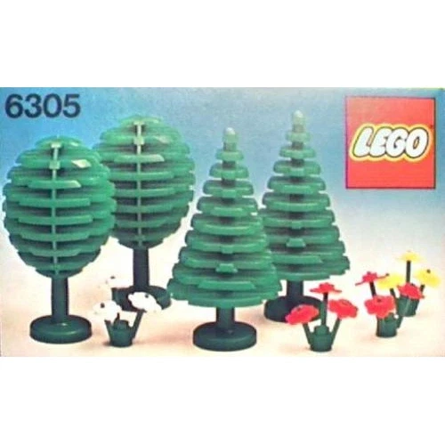 LEGO® Town Trees and Flowers 6305 (1/1) LEGO® Town Trees and Flowers 6305 (1/1)