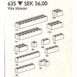 LEGO® Basic Extra Bricks in White 635 (1/1) LEGO® Basic Extra Bricks in White 635 (1/1)