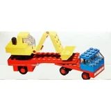 LEGO® Legoland Low loader with excavator 649 (1/1) LEGO® Legoland Low loader with excavator 649 (1/1)