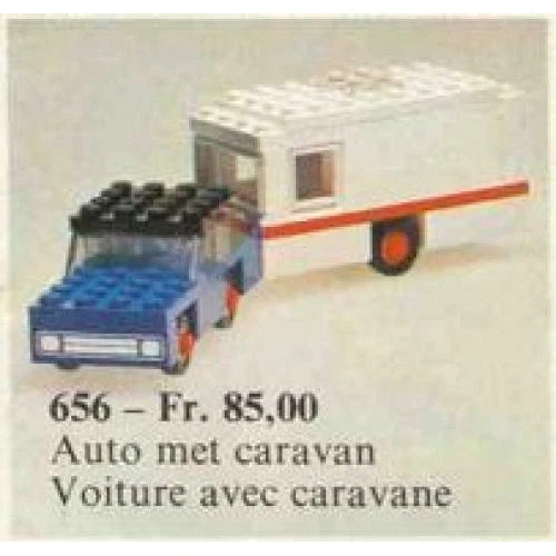 LEGO® Legoland Car and Caravan 656 (1/1) LEGO® Legoland Car and Caravan 656 (1/1)