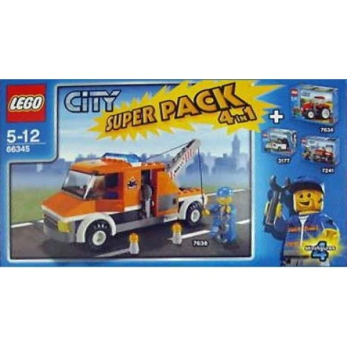 LEGO® City City Super Pack 4 in 1 66345 (1/1) LEGO® City City Super Pack 4 in 1 66345 (1/1)