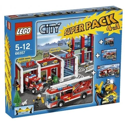 LEGO® City City Super Pack 4 in 1 66357 (1/1) LEGO® City City Super Pack 4 in 1 66357 (1/1)