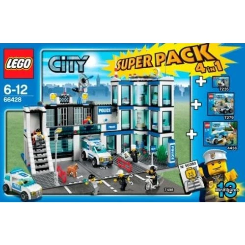 LEGO® City City Police Super Pack 4-in-1 66428 (1/1) LEGO® City City Police Super Pack 4-in-1 66428 (1/1)
