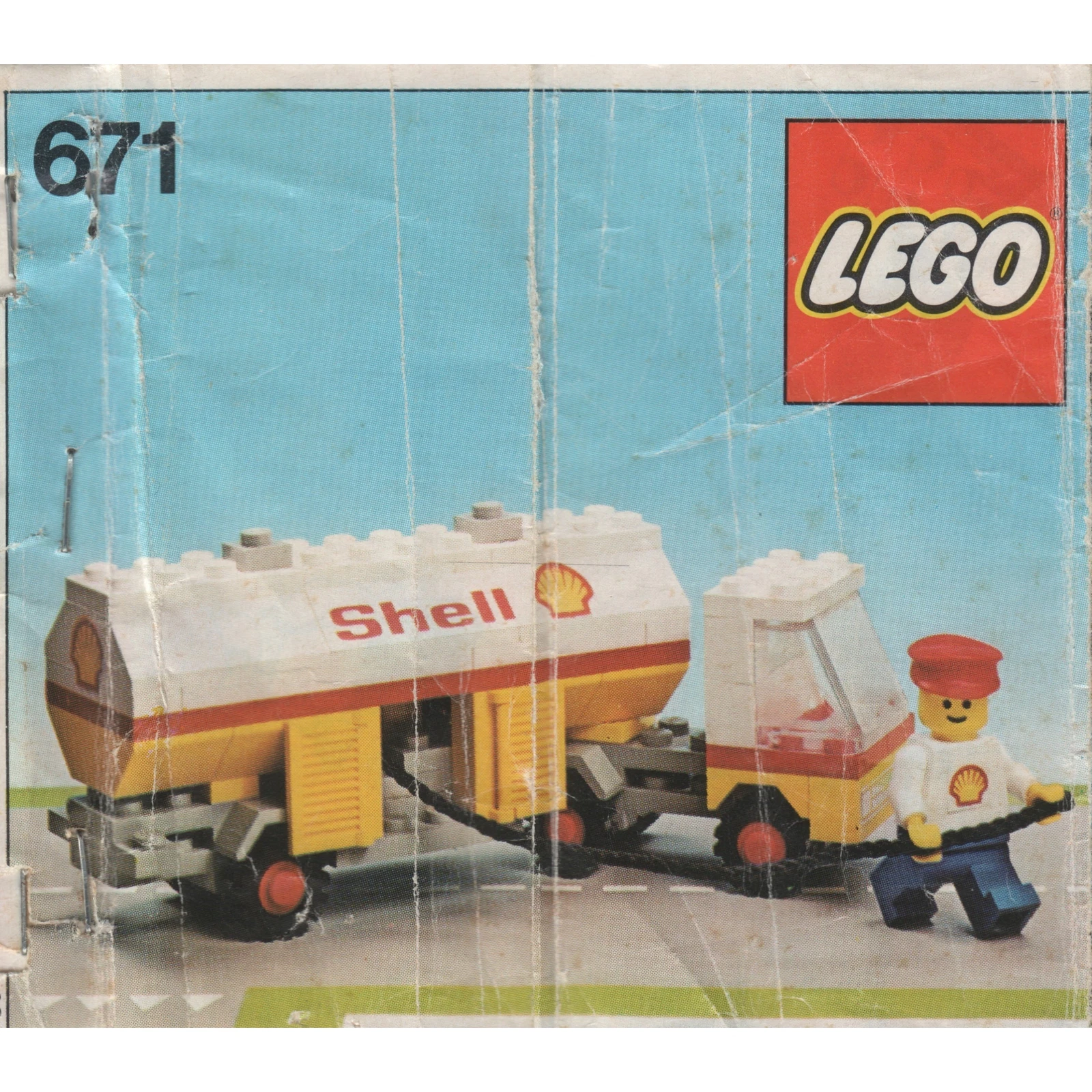 LEGO® Town Shell Petrol Tanker 671 (1/1) LEGO® Town Shell Petrol Tanker 671 (1/1)