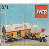 LEGO® Town Shell Petrol Tanker 671 (1/1) LEGO® Town Shell Petrol Tanker 671 (1/1)