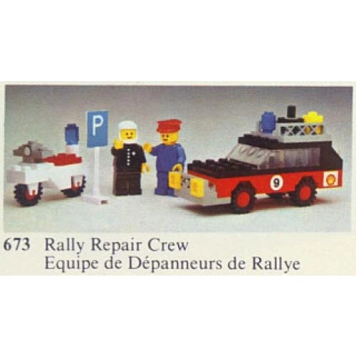 LEGO® Town Rally Car and Motorbike 673 (1/1) LEGO® Town Rally Car and Motorbike 673 (1/1)