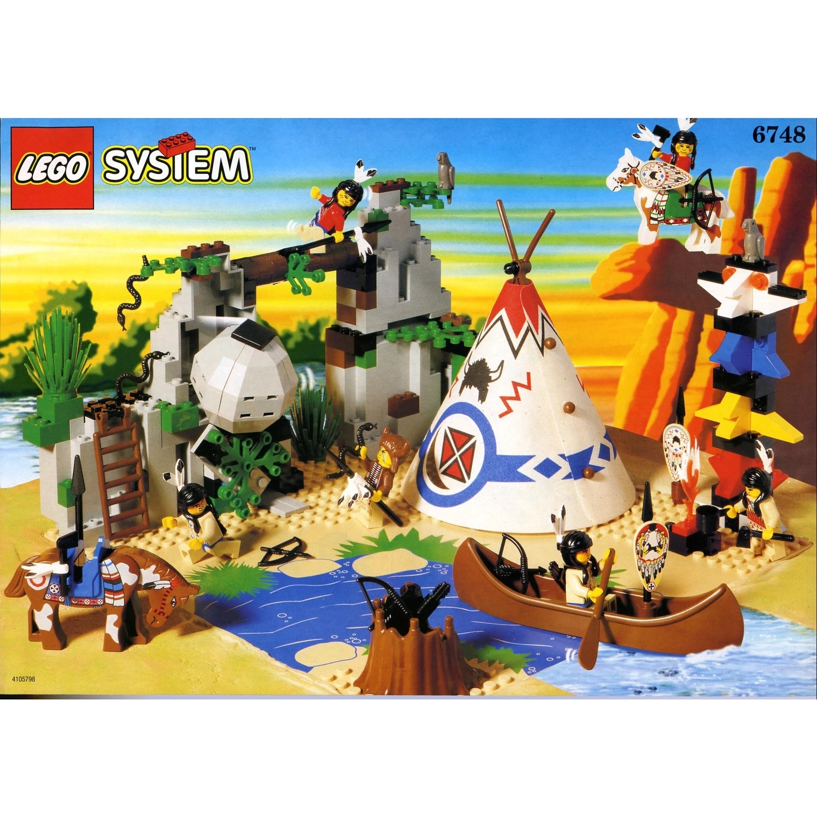 LEGO® Western Boulder Cliff Canyon 6748 (1/1) LEGO® Western Boulder Cliff Canyon 6748 (1/1)