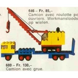 LEGO® Legoland Low-Loader with Crane 680 (1/1)