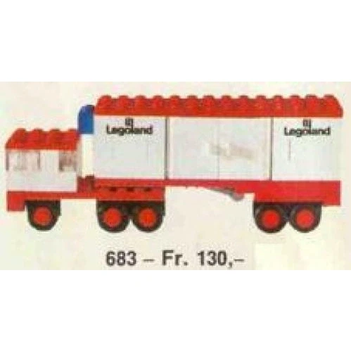 LEGO® Legoland Articulated Lorry 683 (1/1) LEGO® Legoland Articulated Lorry 683 (1/1)