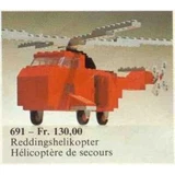 LEGO® Legoland Rescue Helicopter 691 (1/1) LEGO® Legoland Rescue Helicopter 691 (1/1)