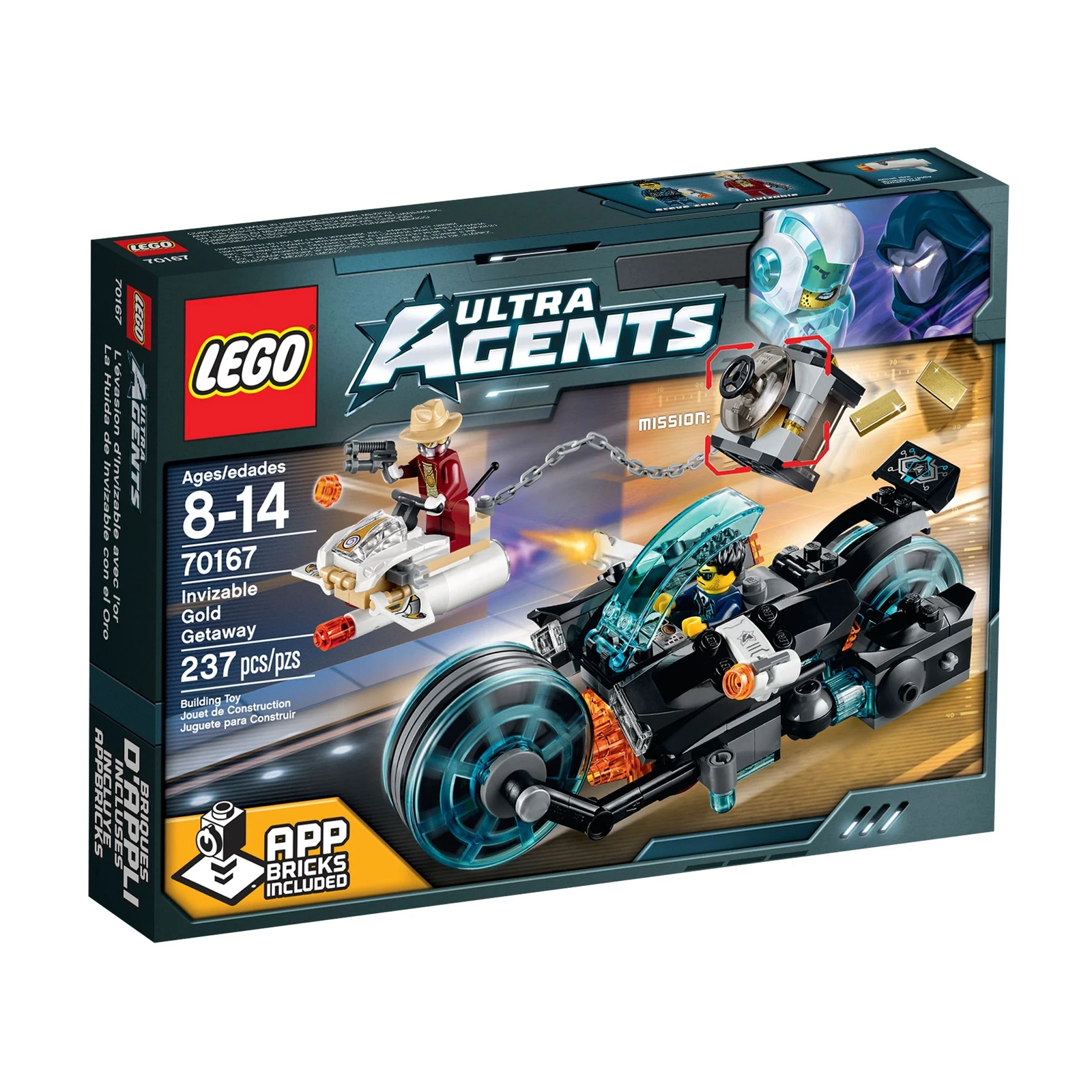 LEGO® Ultra Agents Invizable Gold Getaway 70167 (1/8) LEGO® Ultra Agents Invizable Gold Getaway 70167 (1/8)