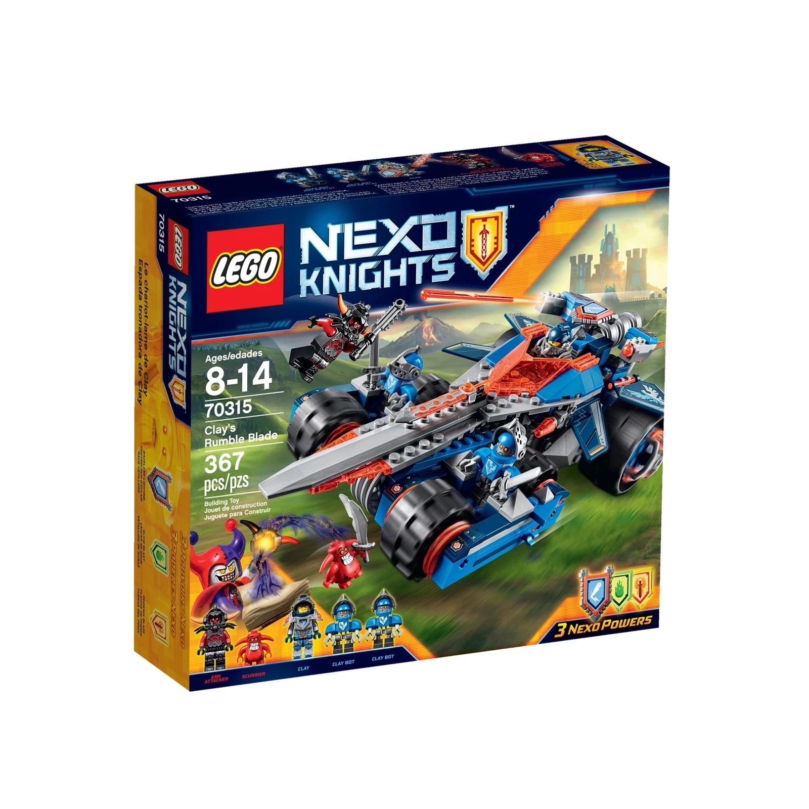 LEGO® Nexo Knights Clays Klingen-Cruiser 70315 (1/16) LEGO® Nexo Knights Clays Klingen-Cruiser 70315 (1/16)