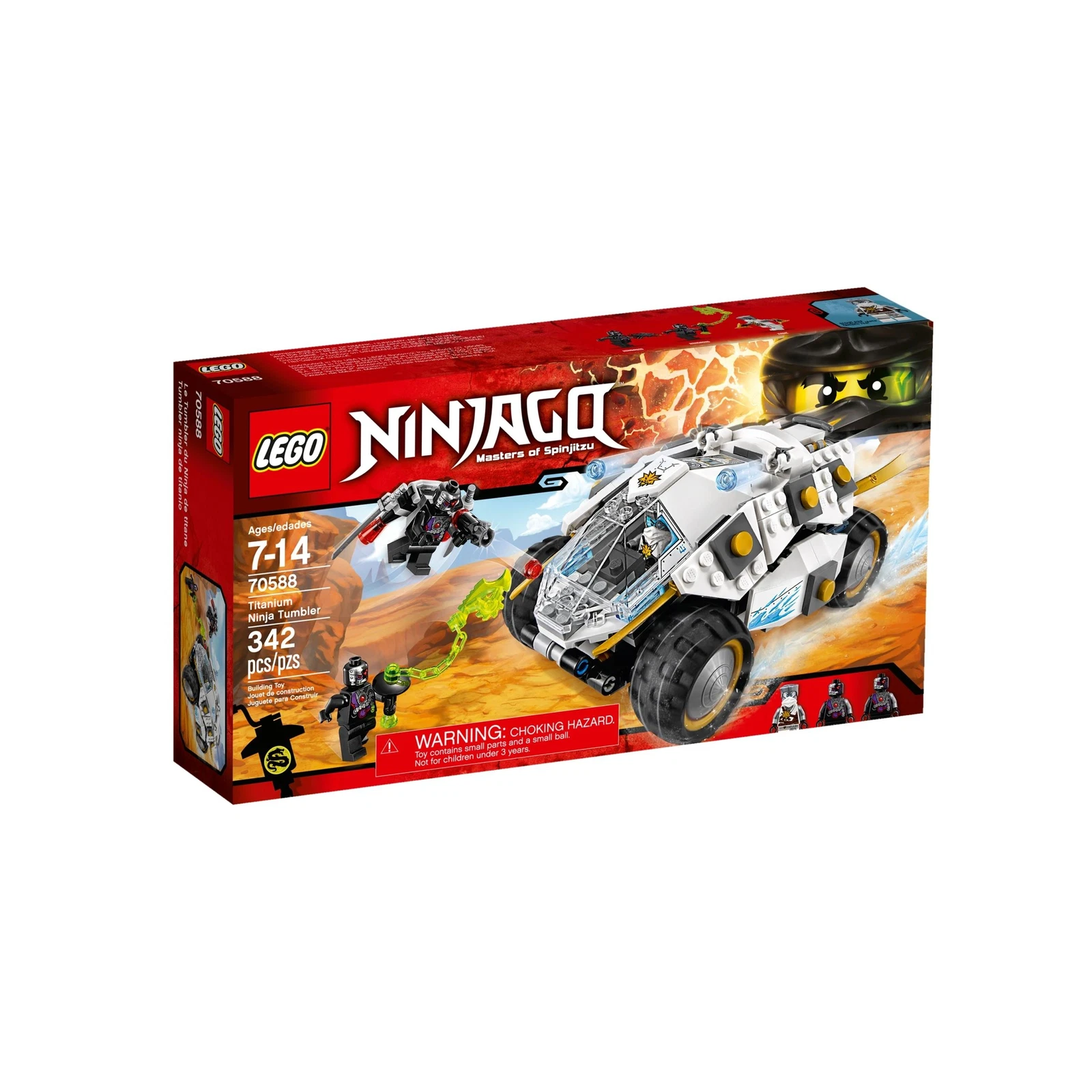 LEGO® NINJAGO Titanium Ninja Tumbler 70588 (1/7) LEGO® NINJAGO Titanium Ninja Tumbler 70588 (1/7)