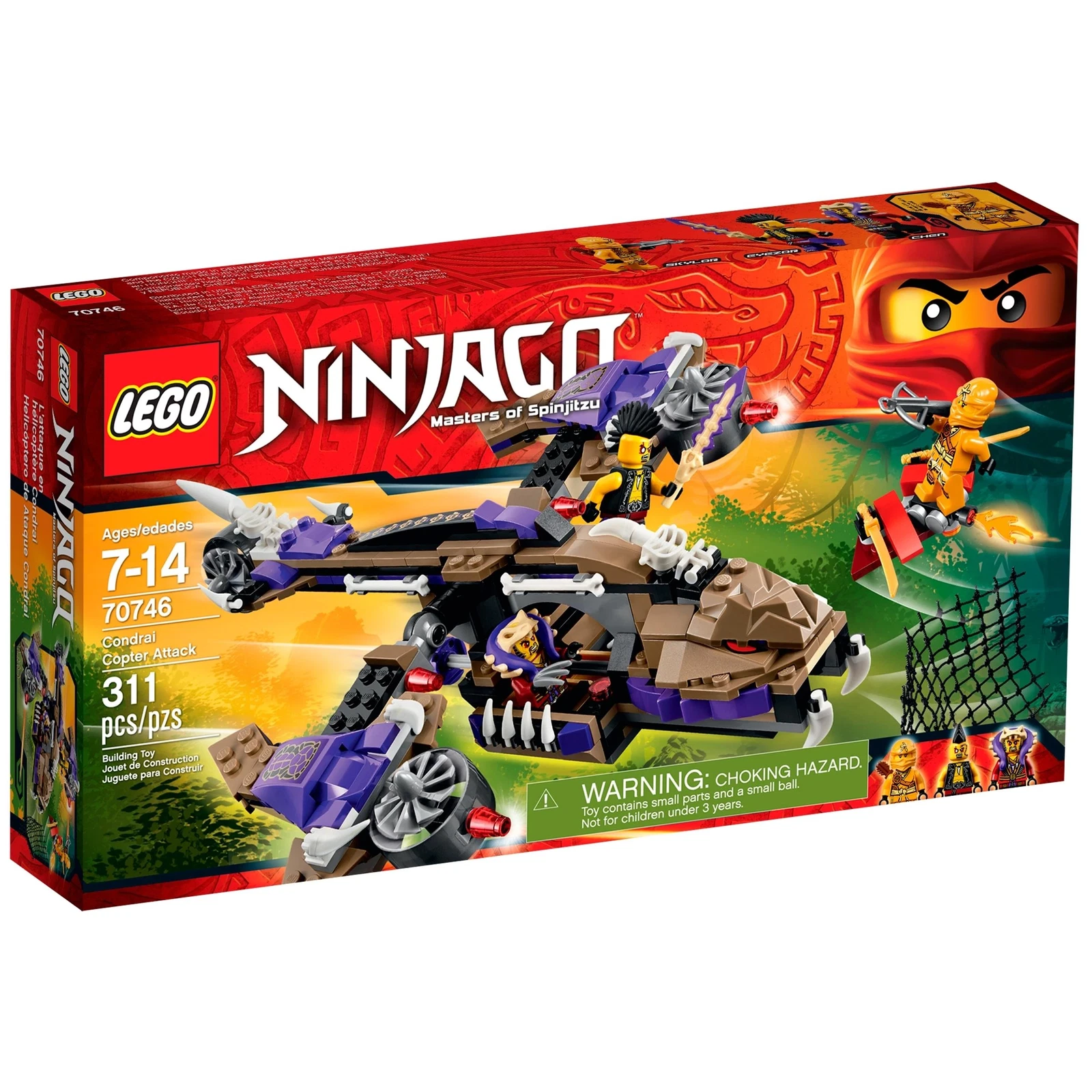 LEGO® NINJAGO Condrai Copter Attack 70746 (1/9) LEGO® NINJAGO Condrai Copter Attack 70746 (1/9)