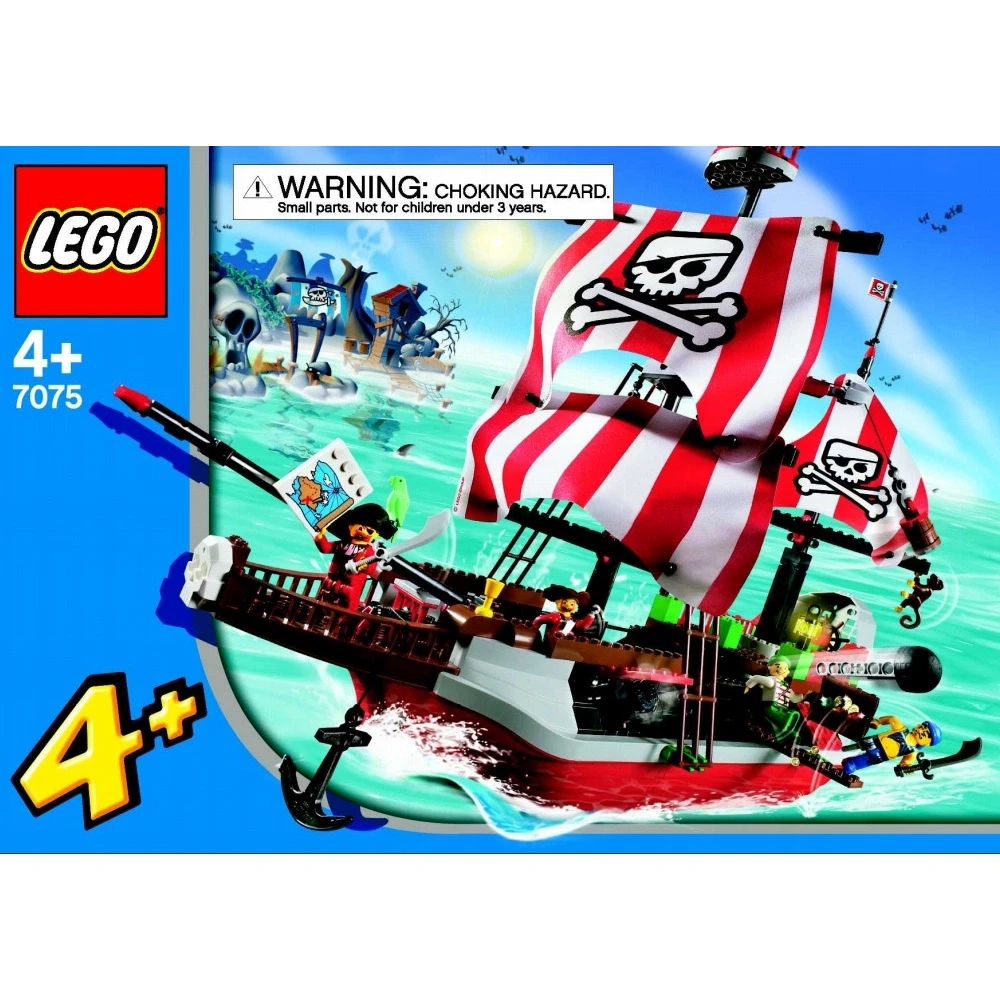 LEGO® 4 Juniors Captain Redbeard's Pirate Ship 7075 (1/1) LEGO® 4 Juniors Captain Redbeard's Pirate Ship 7075 (1/1)