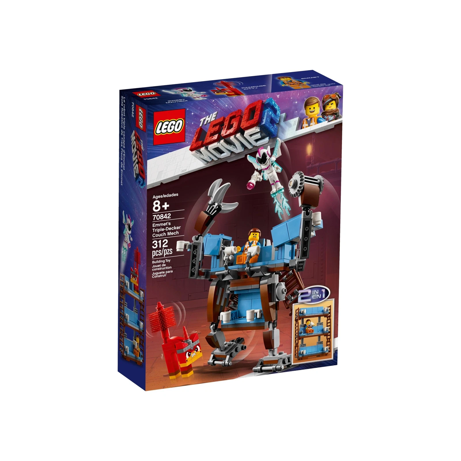 LEGO® THE LEGO® MOVIE 2™ Le canapé à trois étages d'Emmet 70842 (1/10) LEGO® THE LEGO® MOVIE 2™ Le canapé à trois étages d'Emmet 70842 (1/10)