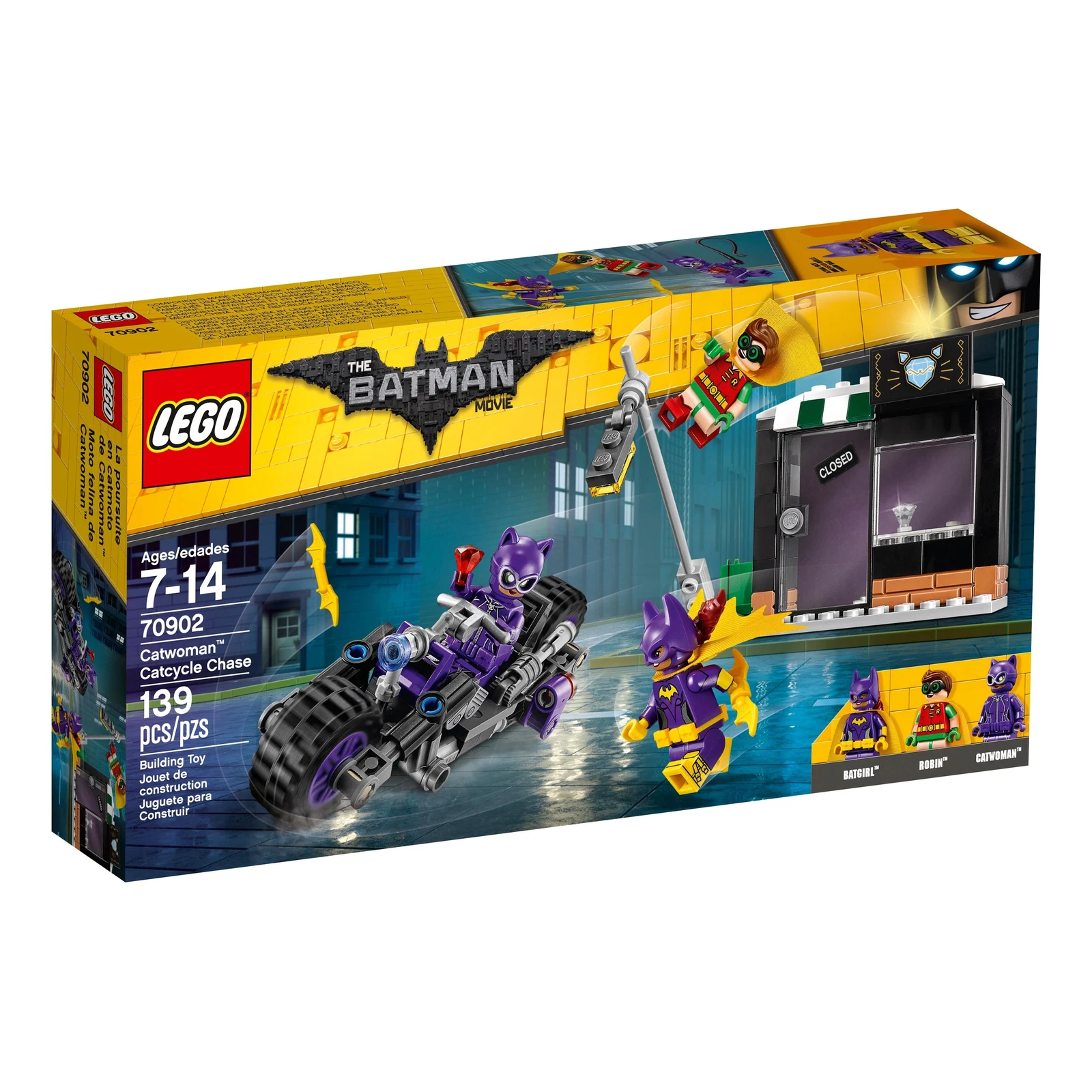 LEGO® The LEGO Batman Movie Catwoman Catcycle achtervolging 70902 (1/8) LEGO® The LEGO Batman Movie Catwoman Catcycle achtervolging 70902 (1/8)