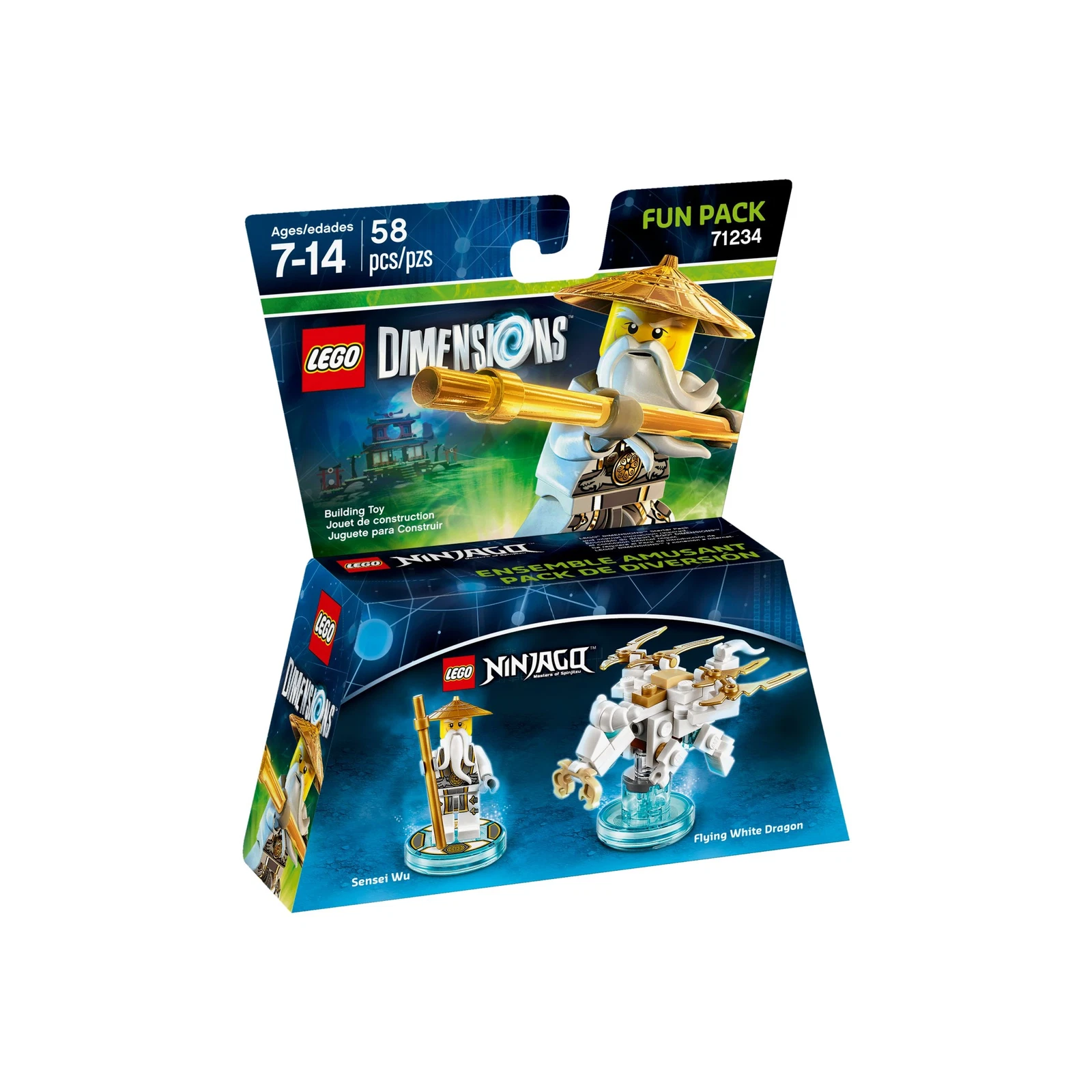 LEGO® Dimensions Sensei Wu Fun Pack 71234 (1/3) LEGO® Dimensions Sensei Wu Fun Pack 71234 (1/3)