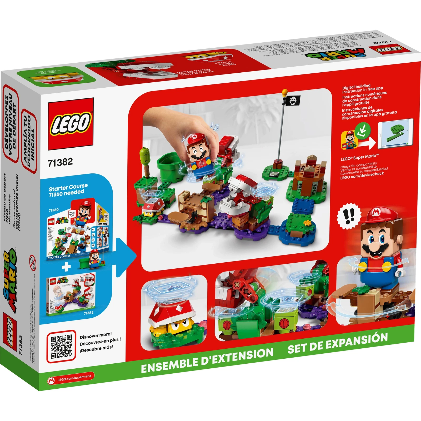 LEGO® 71382 Piranha Plant Puzzling Challenge Expansion Set
